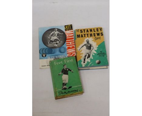 THREE ITEMS ON SIR STANLEY MATTHEWS TO INCLUDE A SIR STANLEY MATTHEWS XI V WORLD STARS FAREWELL MATCH PROGRAMME AND TWO HARDB