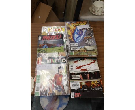 TWENTY THREE US PRINT COMICS TO INCLUDE SUPERMAN, THE NEW MUTANTS, ETC 
