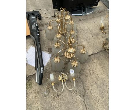 AN ASSORTMENT OF VARIOUS LIGHT FITTINGS 