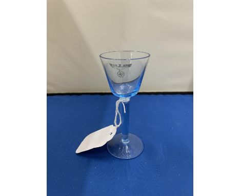 A GERMAN ARMY 1940, GOLD STAMPED, SWASTIKA, DRINKING GLASS 