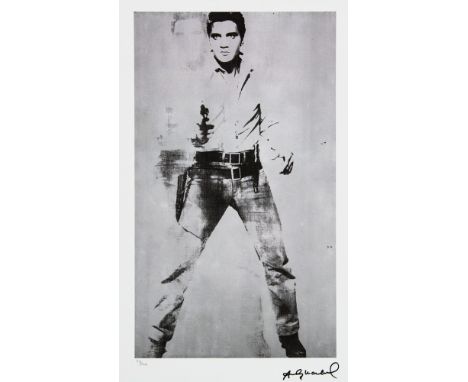 Andy Warhol (after) 'Elvis Presley' offset lithograph in colors on Arches paper, Georges Israel Editeur, sheet size 38,5 x 57