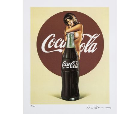 Mel Ramos (after) 'Coca - Cola' offset lithograph in colors on Arches paper, Georges Israel Editeur, sheet size 38,5 x 57 cm,