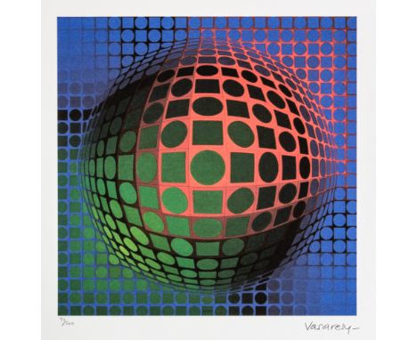 Victor Vasarely (after) 'Feny Arny' limited edition of 500, lithography print, plate signed bottom right, numbered with penci