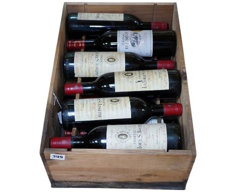 Mixed wine comprising, five Bottles of 1971 Chateau Latour Haut, three Bottles of Chateau D'escot 2001, two bottles of Chatea