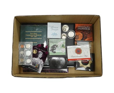USA and Australian coins, 20th and 21st century, including Morgan dollars, 50 State commemorative quarters 19 99–2008, archiv