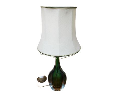 A 1960s Murano Sommerso glass table lamp. Condition - fair to good, untested Good condition; remnants of old labels will clea