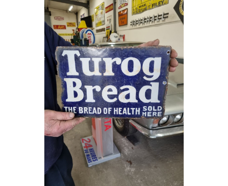 TUROG DOUBLE SIDED ENAMEL SIGN