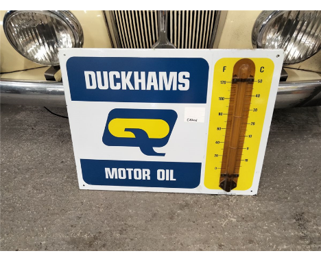 DUCKHAMS THERMOMETER SIGN