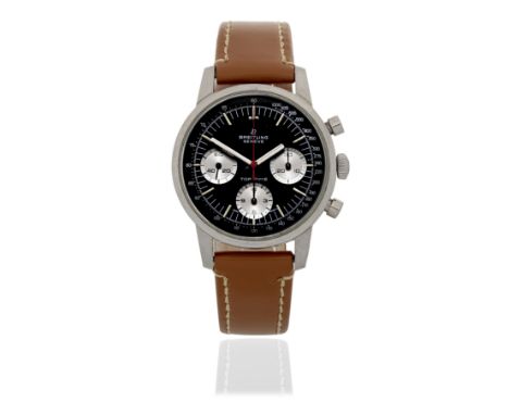 Breitling. A stainless steel manual wind chronograph wristwatchModel: Top TimeReference: 810Date: Circa 1960Movement: 17-jewe