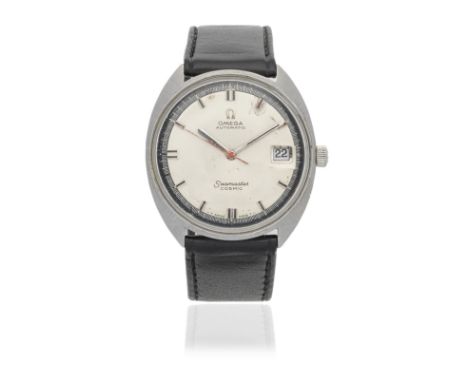 Omega. A stainless steel automatic calendar wristwatchModel: Seamaster Cosmic Reference: 166026Date: Circa 1970Movement: Jewe