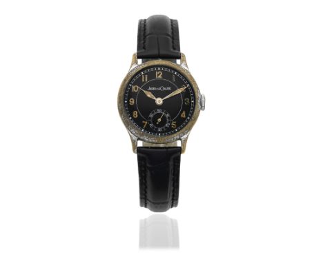 Jaeger-LeCoultre. A chrome plated stainless steel manual wind military style wristwatchDate: Circa 1942Movement: Jewelled Cal