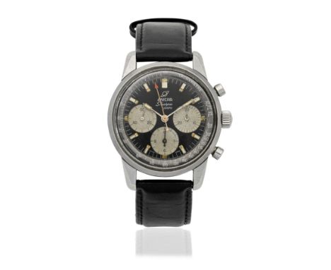 Enicar. A stainless steel manual wind chronograph wristwatchModel: Sherpa Graph 300 'Jim Clark'Reference: 072-02-01Date: Circ