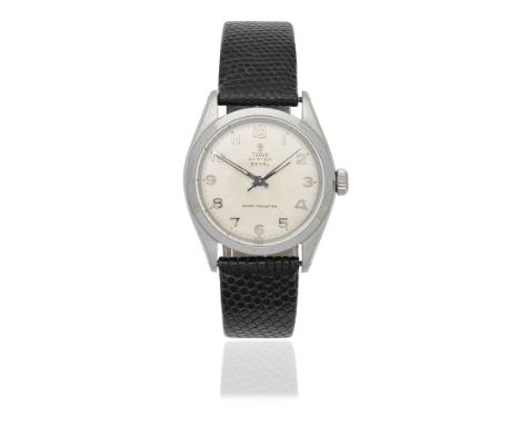 Tudor. A stainless steel manual wind wristwatchModel: Oyster RoyalReference: 7934Date: Circa 1960Movement: 17-jewel manual wi