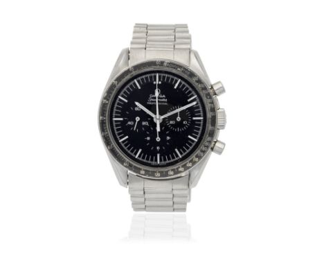 Omega. A stainless steel manual wind chronograph bracelet watchModel: Speedmaster ProfessionalReference: 145.022 Date: Circa 