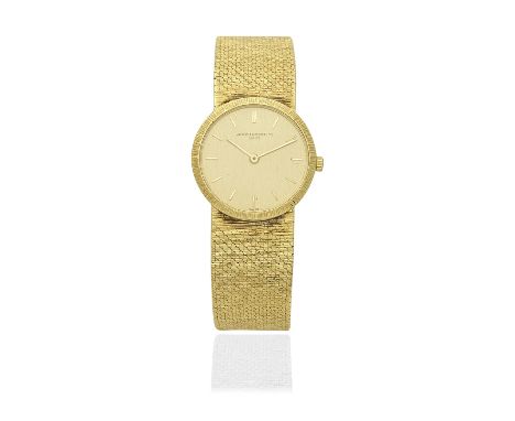 Vacheron &amp; Constantin. A lady's 18K gold manual wind bracelet watchReference: 6898Date: Circa 1970Movement: 17-jewel Cal.