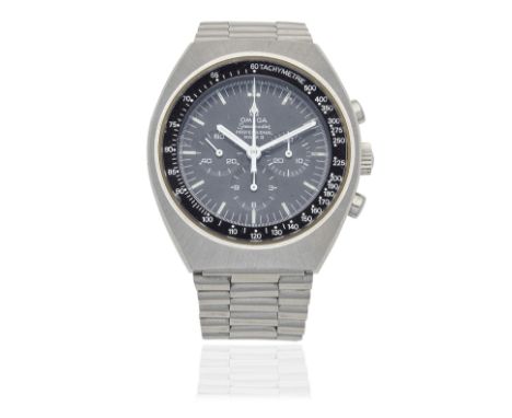 Omega. A stainless steel manual wind chronograph bracelet watchModel: Speedmaster Professional Mark IIReference: 145.034Date: