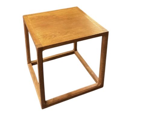 ROBERT HERITAGE (1927-2008) FOR ARCHIE SHINE; a teak mid century square side table, top 44 x 44cm.