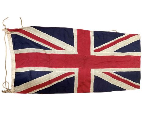 A vintage cloth sewn United Jack flag, 79 x 120cm.
