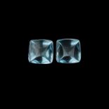 24.52ct Blautopas Sky Blue Pärchen