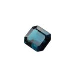 Großer 5.58ct Indigolith Turmalin, Achteckig