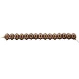 585 14K 14kt Granat Armband