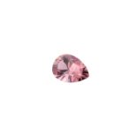 Großer 3.49ct Rosa Turmalin - Birnform