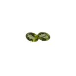 0.85ct Peridot Pärchen - OVAL