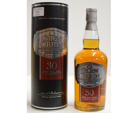 GLEN ORRIN AGED 30 YEARS STRICTLY LIMITED RELEASE OLD BLENDED SCOTCH WHISKY, WITH PRESENTATION BOX - 70CL, 40% VOL     