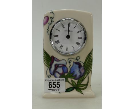 Moorcroft Sweetness clock: Sweetness Clock Shape CL1, height 17cm. First in quality.