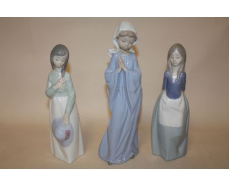 THREE FEMALE NAO FIGURES, ONE A/F