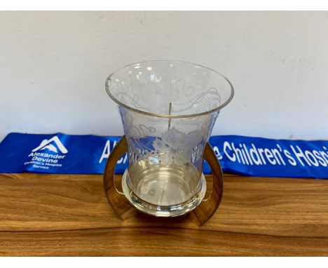 A c1970s silver plated and glass vase by WMF, thank you for looking at this lot which is being sold on behalf of The Alexande