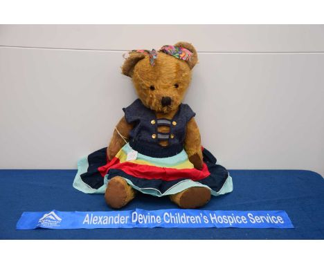 A c1930s Pixie Toys Teddy Bear, AF, 60cm, thank you for looking at this lot which is being sold on behalf of The Alexander De