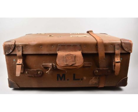 Two large Vintage travel trunks, thank you for looking at this lot which is being sold on behalf of The Alexander Devine Chil