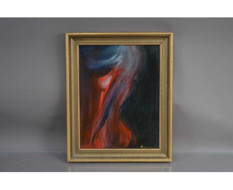 Ray Benton (Australian b.1934) "The Dancer", oil on board. Signed 'Benton' lower right. 39 cm by 30.5 cm. Provenance: - Exhib