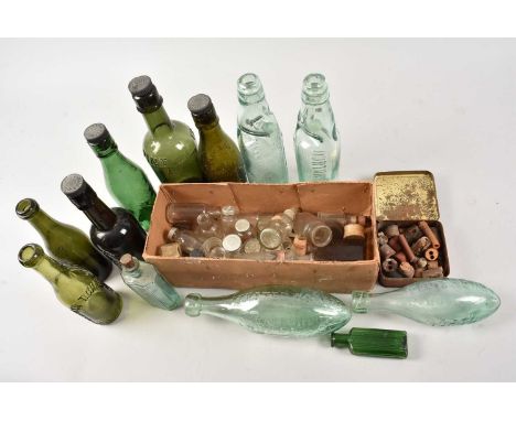 A collection of bottles and small medical bottles and more, thank you for looking at this lot which is being sold on behalf o