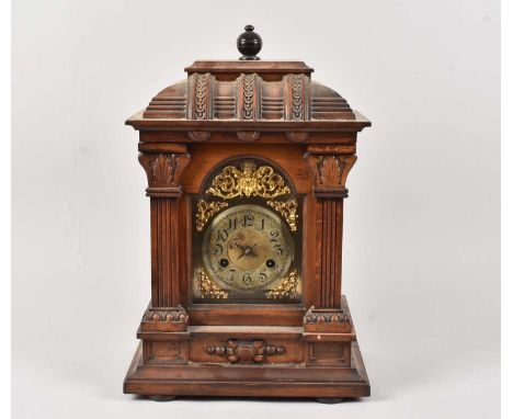 An Edwardian oak mantle clock, with eight-day movement, As Found, thank you for looking at this lot which is being sold on be