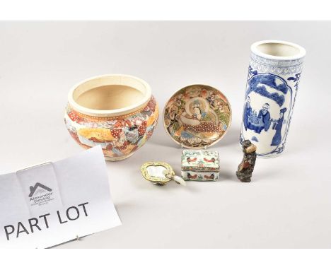 A collection of Far Eastern ceramics and other items, thank you for looking at this lot which is being sold on behalf of The 