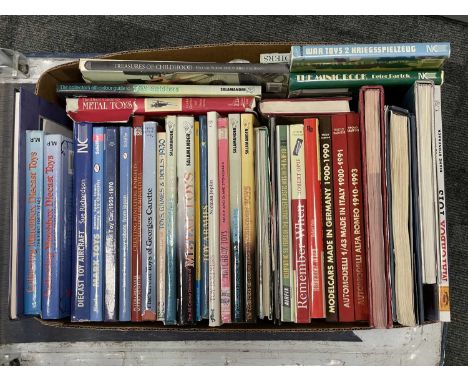 A large collection of Toy and Model Railway books, 3 boxes (approx. 90+), thank you for looking at this lot which is being so