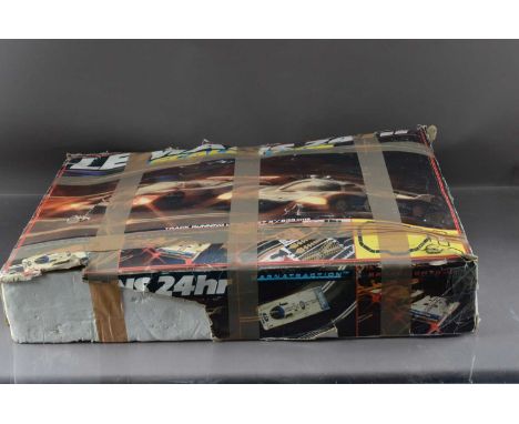 Le Mans Scaletric (opened) and taped, thank you for looking at this lot which is being sold on behalf of The Alexander Devine