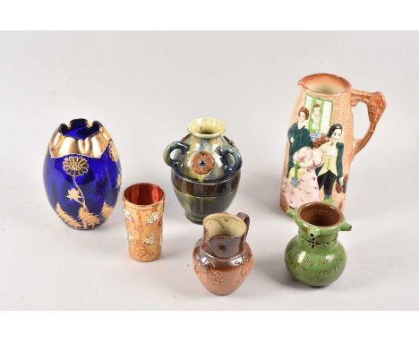 A small group of ceramics and glass, As Found, thank you for looking at this lot which is being sold on behalf of The Alexand