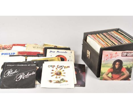 A collection of 1960s and later 7-inch vinyl singles, including Eddie Grant, Shakatak and lots more, thank you for looking at