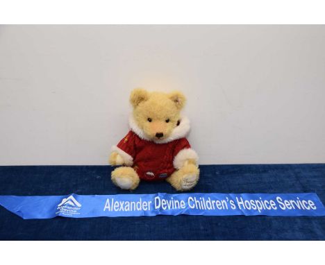 A 2009 Harrod's Christmas Teddy Bear by Steiff, thank you for looking at this lot which is being sold on behalf of The Alexan