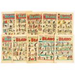Beano (1950) 390 New Year, 397, 399, 403 Easter, 404, 409, 413, 415, 429, 432 [vg/fn-] (10)