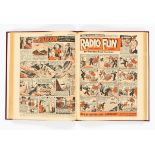 Radio Fun (Jan-Jun 1948) 482-507. Publisher's file copies in half-year bound volume. Starring