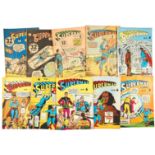 Superman Australian reprints (1950s). 88, 90, 92, 94-96, 98-101 [vg/fn-] (10)
