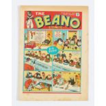 Beano No 26 (1939). Bright covers, cream pages with light foxing blemishes to some page margins [