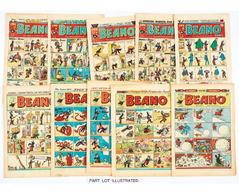Beano (1950) 391-441. Near complete year missing issue 390. Starring Jimmy and his Magic Patch, Jack Flash, Biffo and Deep Se