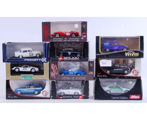 1:43 PRECISION DIECAST: A good collection of 10x boxed precision diecast models, to include makes by; Vitesse, Bang, Progetto