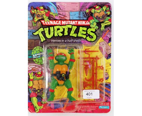 TEENAGE MUTANT NINJA TURTLES: An original vintage 1990's Playmates made Teenage Mutant Ninja Turtles 10 back (first issue) ca