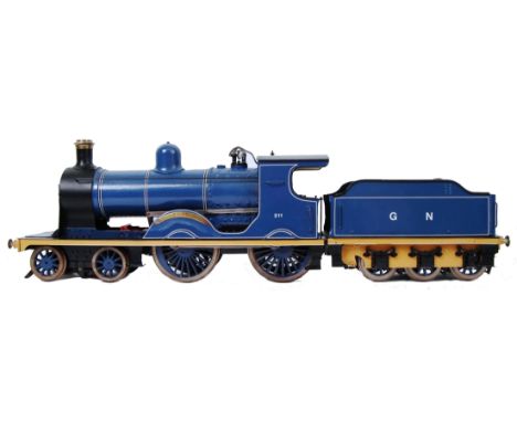 RARE 4 1/25" GAUGE LOCOMOTIVE; A rare and unusual 4.25" gauge ' Snipe ' believed live steam (possibly gas fired) railway loco